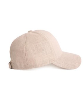 Linen Cap with Visor "Valentina Sand"