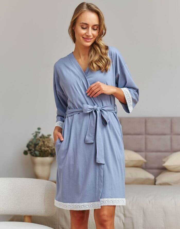 Bathrobe "Vega Sky Blue"