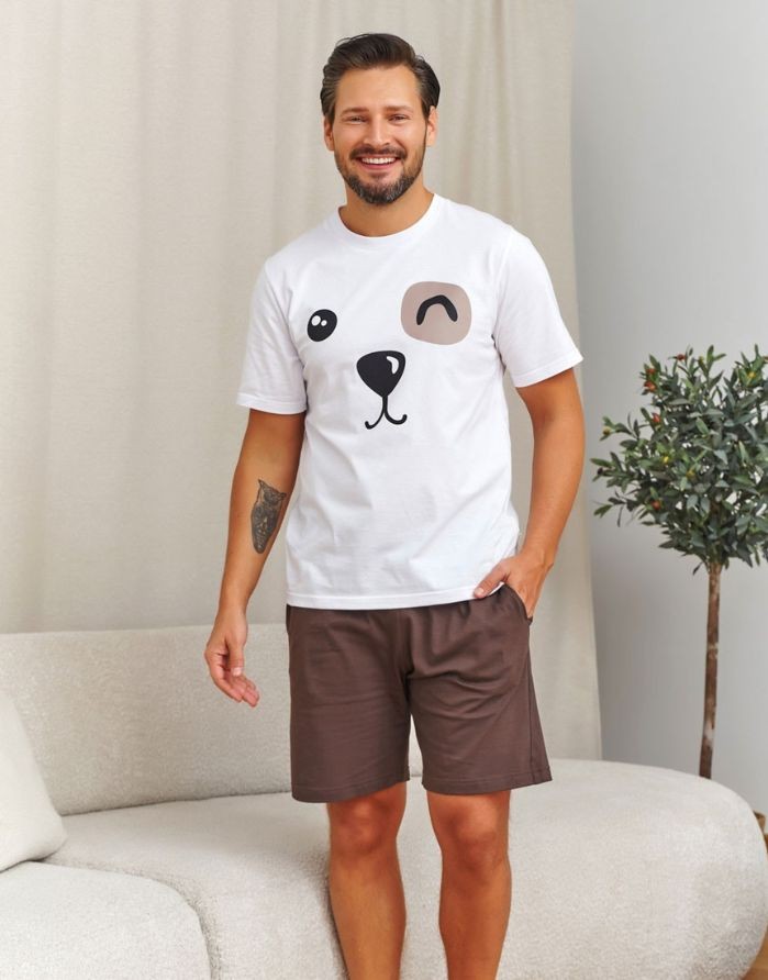 Vīriešu pidžama "Teddy Brownie"