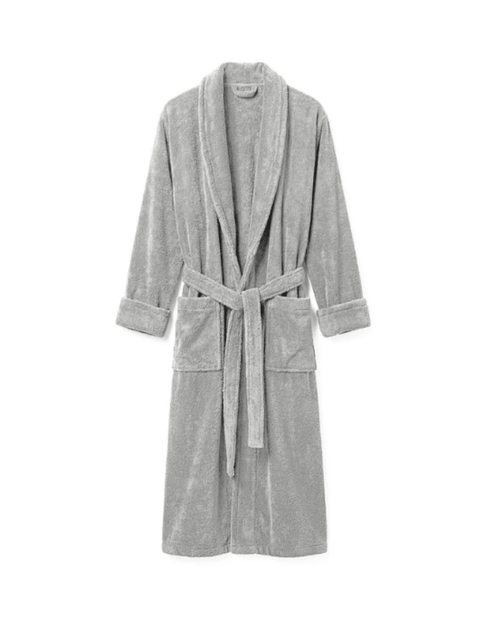 Bathrobe "Woll Hellgrau"