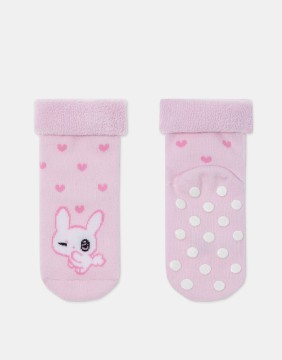 Bērnu zeķes "Bunny In Love Pink"