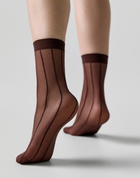 Sieviešu Zeķītes "Fantasy Vertical Chocolate", 20 Den