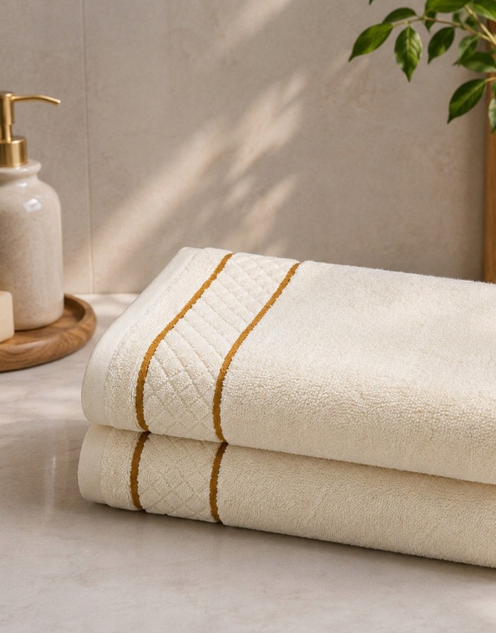 Cotton Towel "Tawelo Soft Cream"