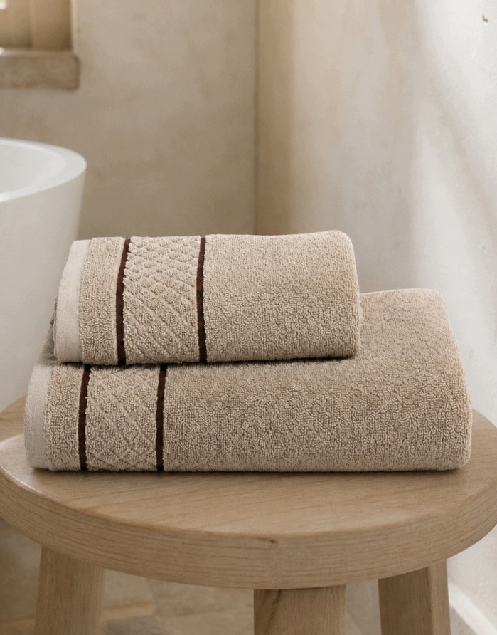 Полотенце из хлопка "Tawelo Soft Beige"