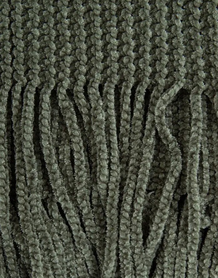 Pleds "Chenille Chaki" 130x170 cm