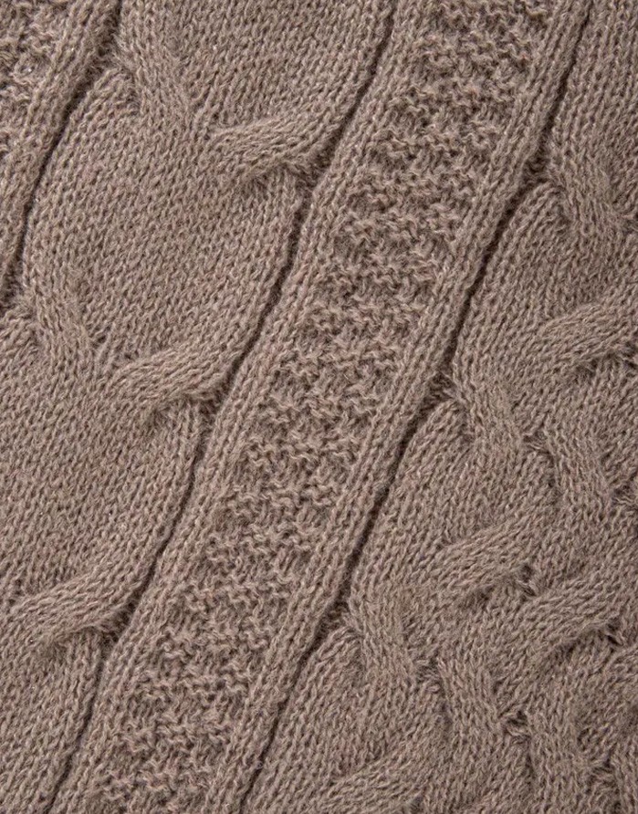 Pleds "Flave Taupe" 130x170 cm