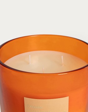 Scented candle "Veluma, Golden Amber" 870 g