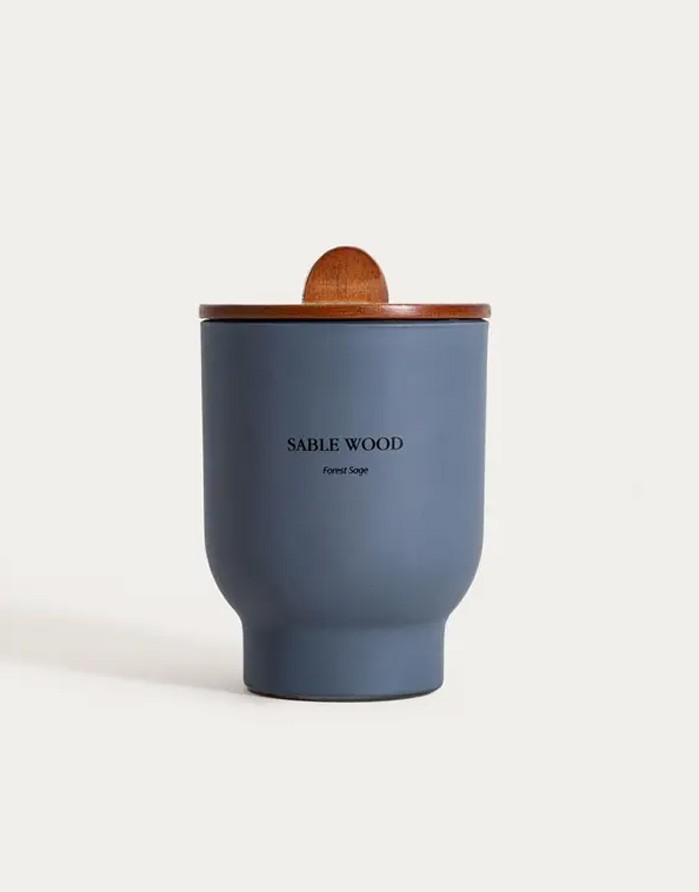Scented candle "Sable Wood, Forest Sage" 400 g