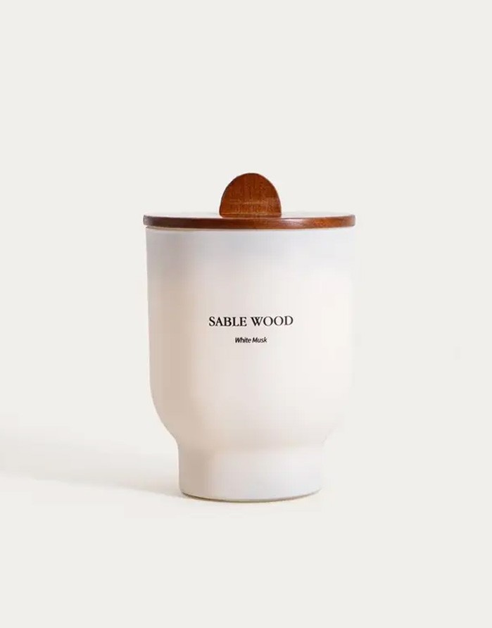 Scented candle "Sable Wood, White Musk" 400 g