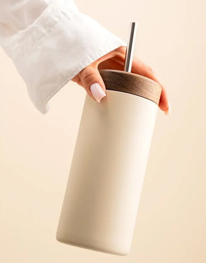 Termokrūze "Sylvara, Cream" 350 ml