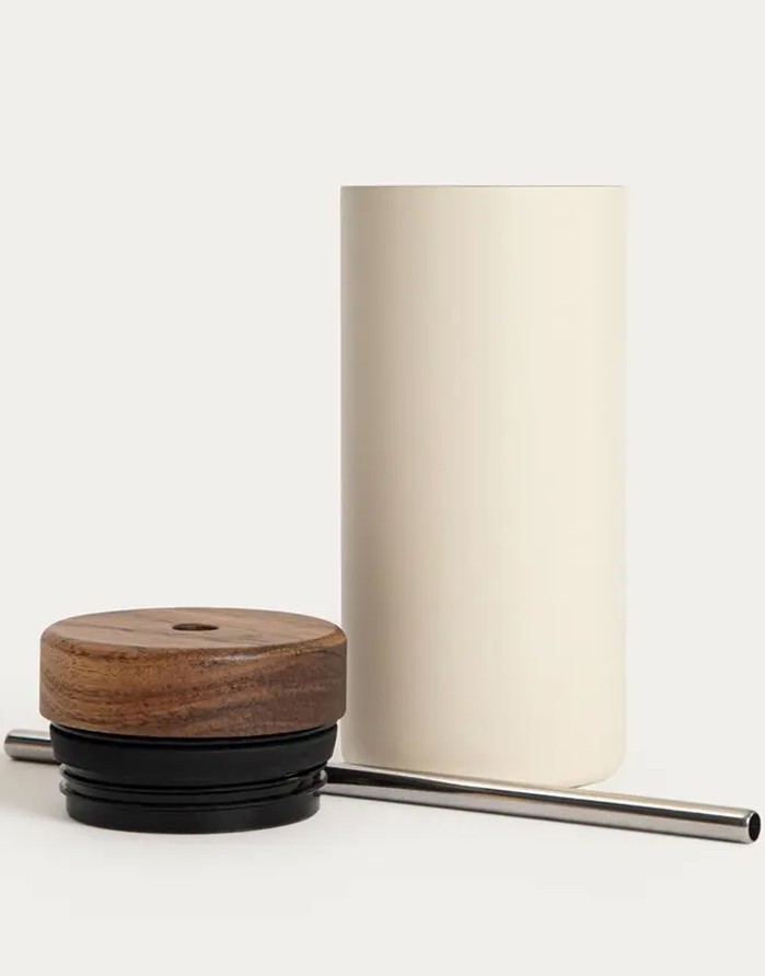 Thermo mug "Sylvara, Cream" 350 ml