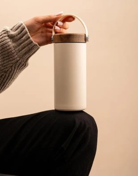 Thermo mug "Sylvara, Milky" 350 ml