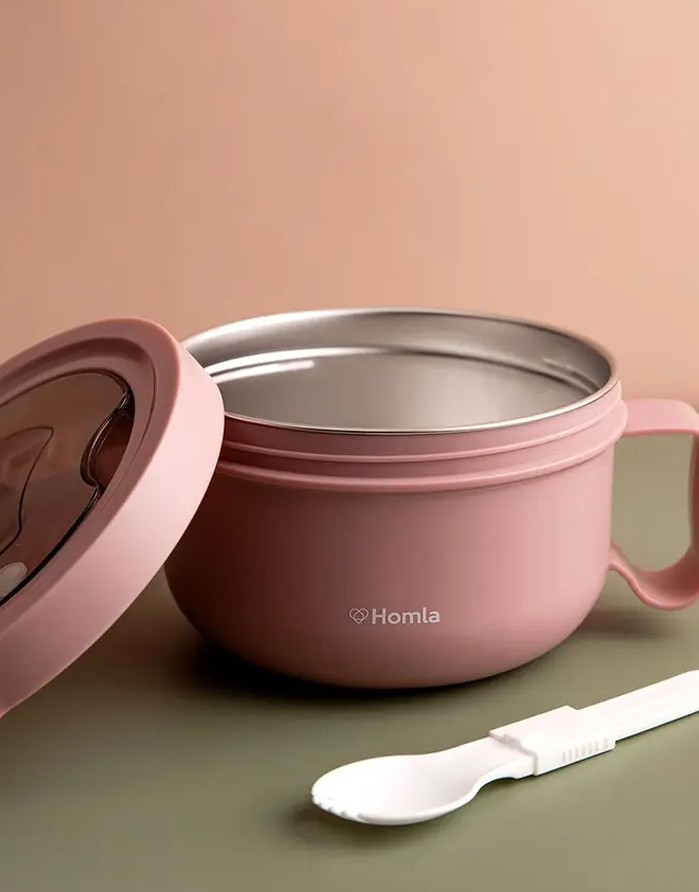 Lunch Box "Poppie Round Pink"