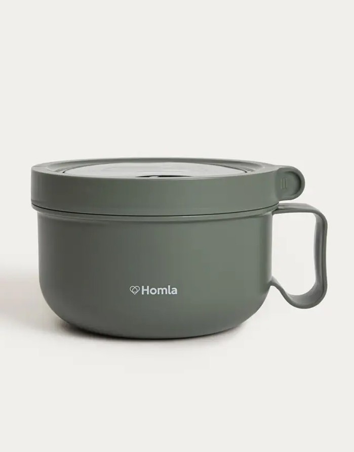 Lunch Box "Poppie Round Chaki"
