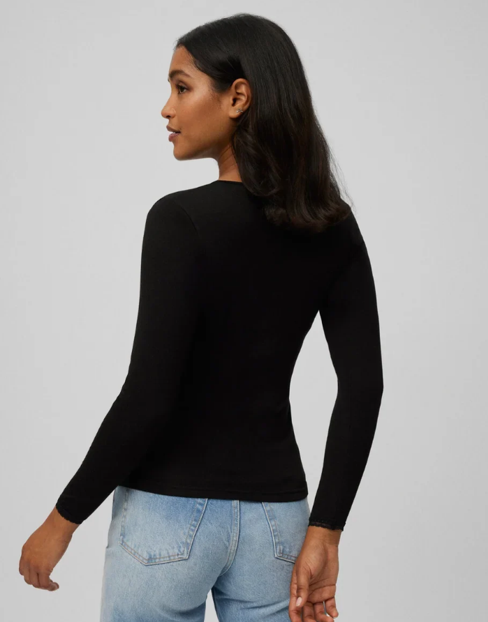 Termokrekls "Cozy Lace Negro"