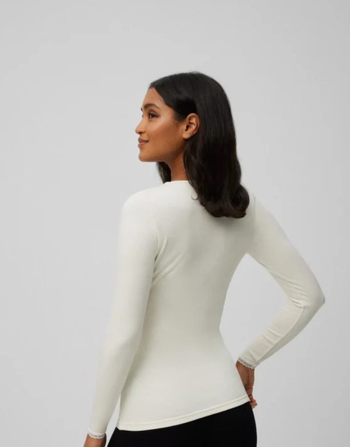Termokrekls "Cozy Lace Panacotta"
