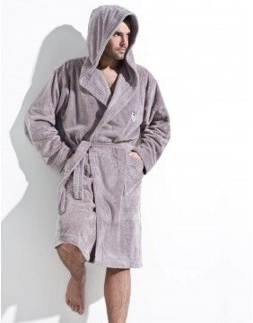 Bathrobe "Iwo Grey" L&L - 1