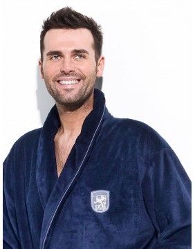 Bathrobe "Borys Navy" L&L - 2