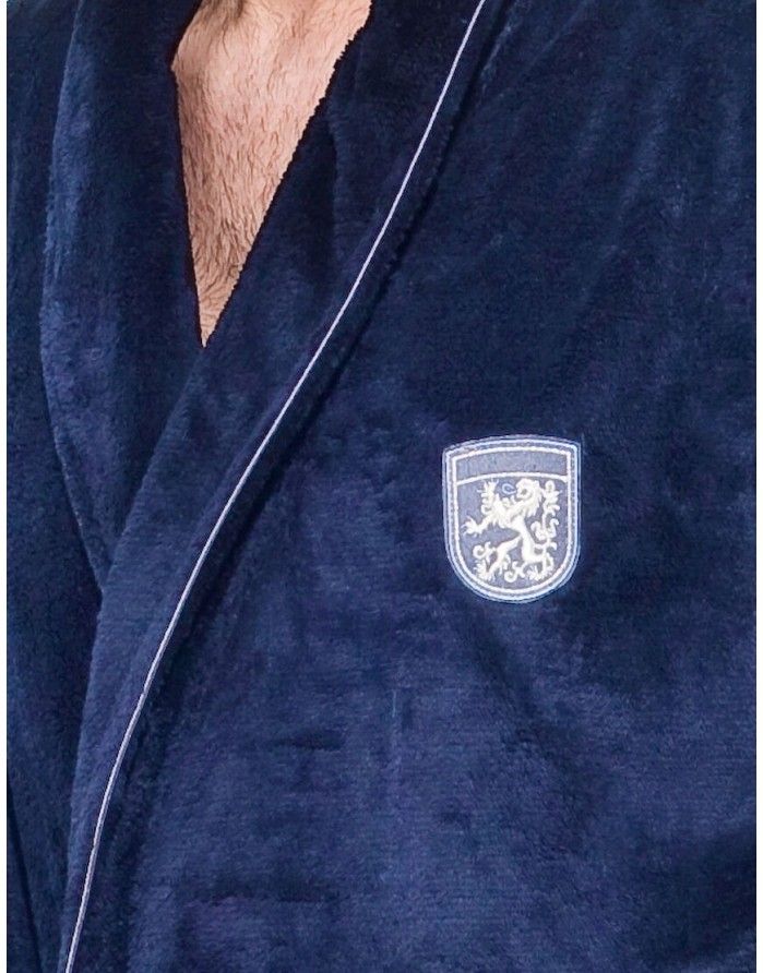 Bathrobe "Borys Navy" L&L - 3
