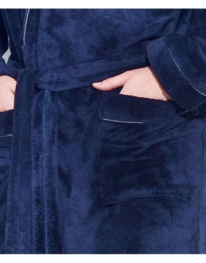 Bathrobe "Borys Navy" L&L - 4