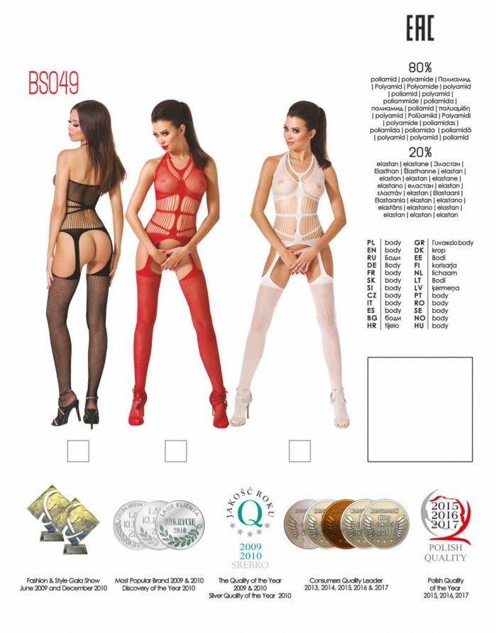 Kūno kojinė "Tina red"