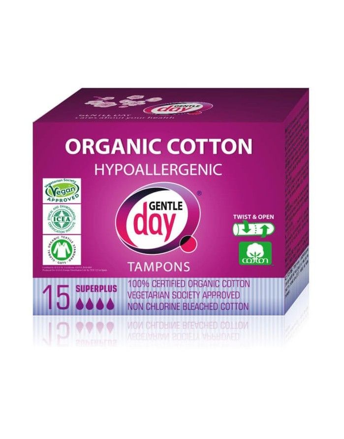 Tamponai Organinės Medžiagos SUPERPLUS 15 Vnt.