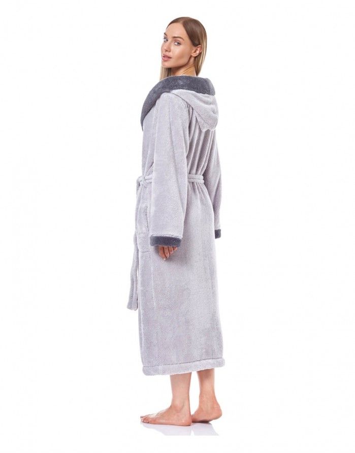 Chalatas "Grey Flower"