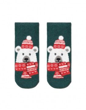Moteriškos kojinės "Winter Bear"