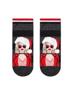 Moteriškos kojinės "Santa Lady"