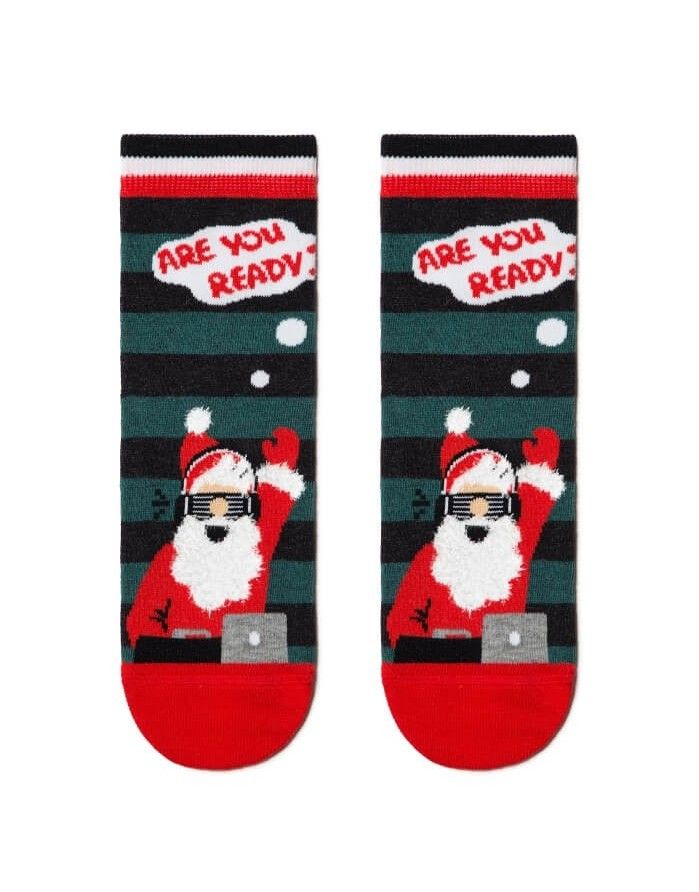 Vaikiškos kojinės "Dj Santa"