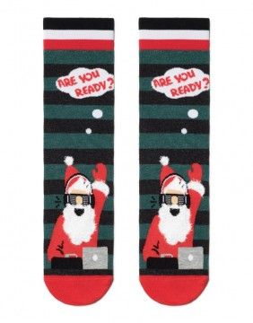 Men's Socks "Big Dj Santa"
