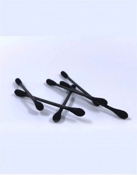 Cotton buds SINWUAS "Black", 100 pcs