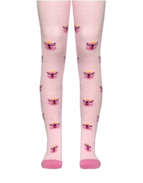 Tights For Children "King Bear Pink"