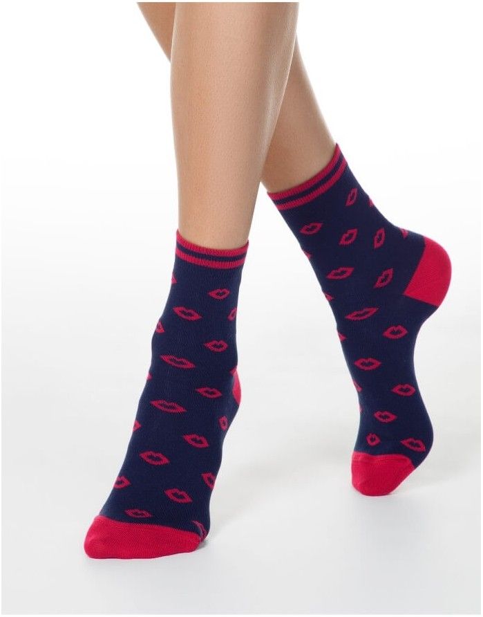 Women's socks "Red Kiss"