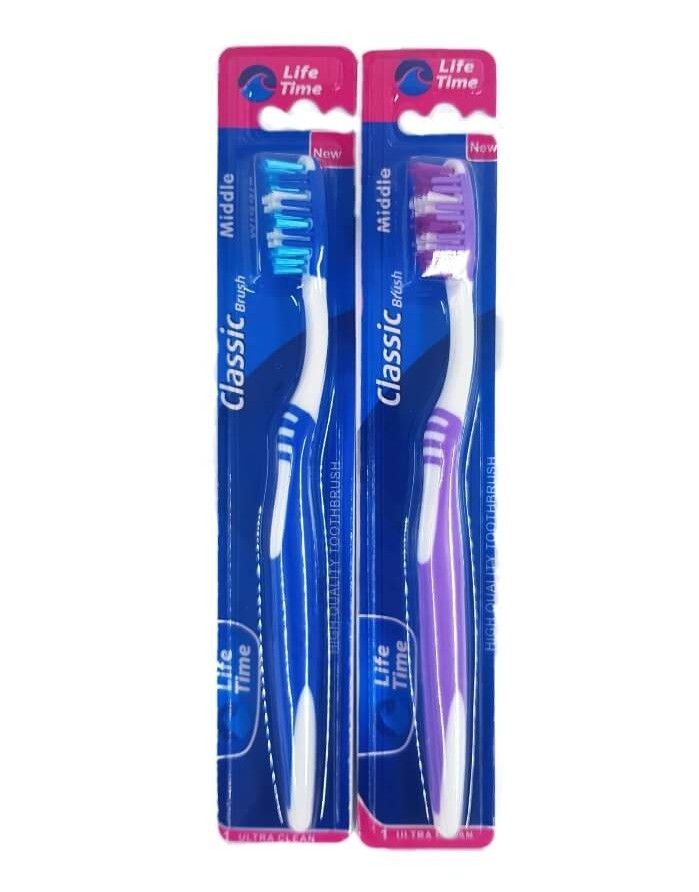 Toothbrush "Life Time" Classic Brush Middle