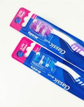 Toothbrush "Life Time" Classic Brush Middle