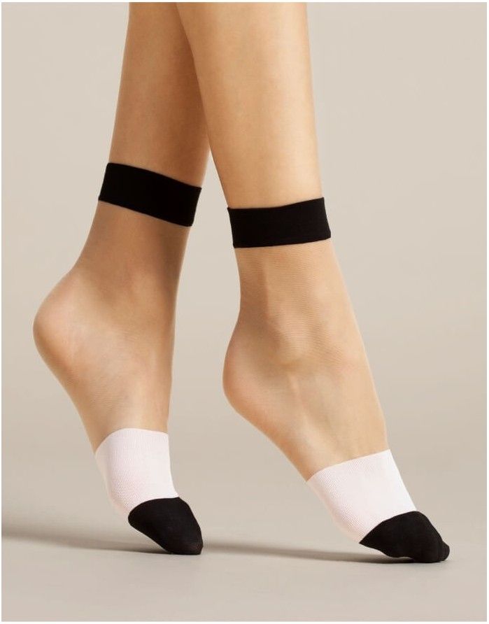 Women's socks "Bicolore" 15 Den