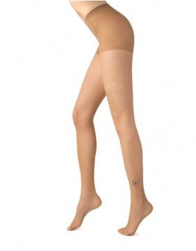 Tights "Tattoo flower" 20Den