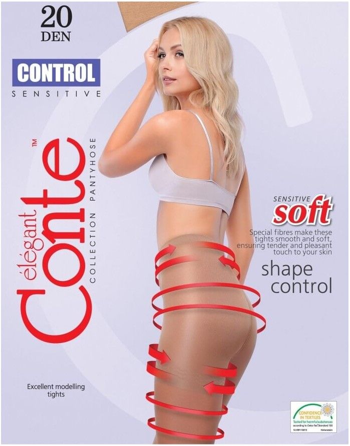 Sieviešu zeķubikses ''Control'' 20 Den.