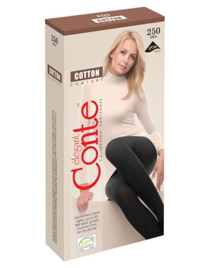 Женские колготки "Cotton" 250 Den