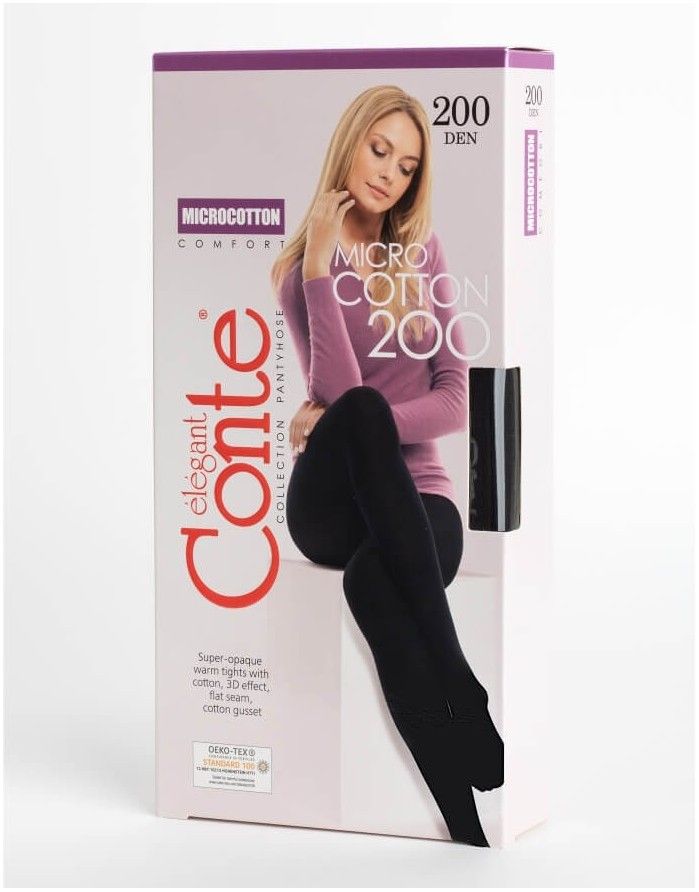 Женские колготки "Microcotton" 200 Den