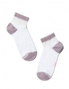 Women's socks ''Shiny White''