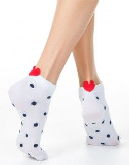 Women's socks "Dotty Heart"