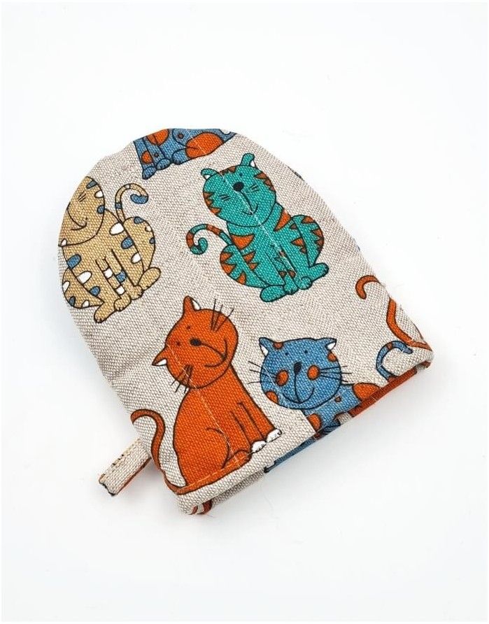 Kitchen glove "Colorful Kitty"