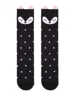 Children's socks "Black Kitty"