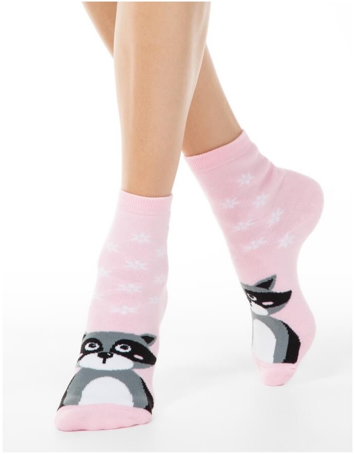 Women's socks "Pink Racon"