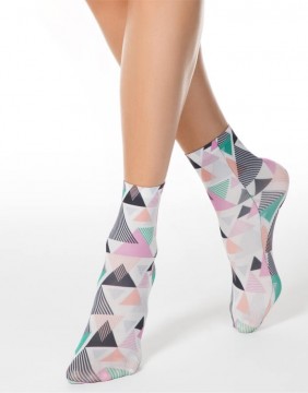 Женские носки "Colored Triangles"