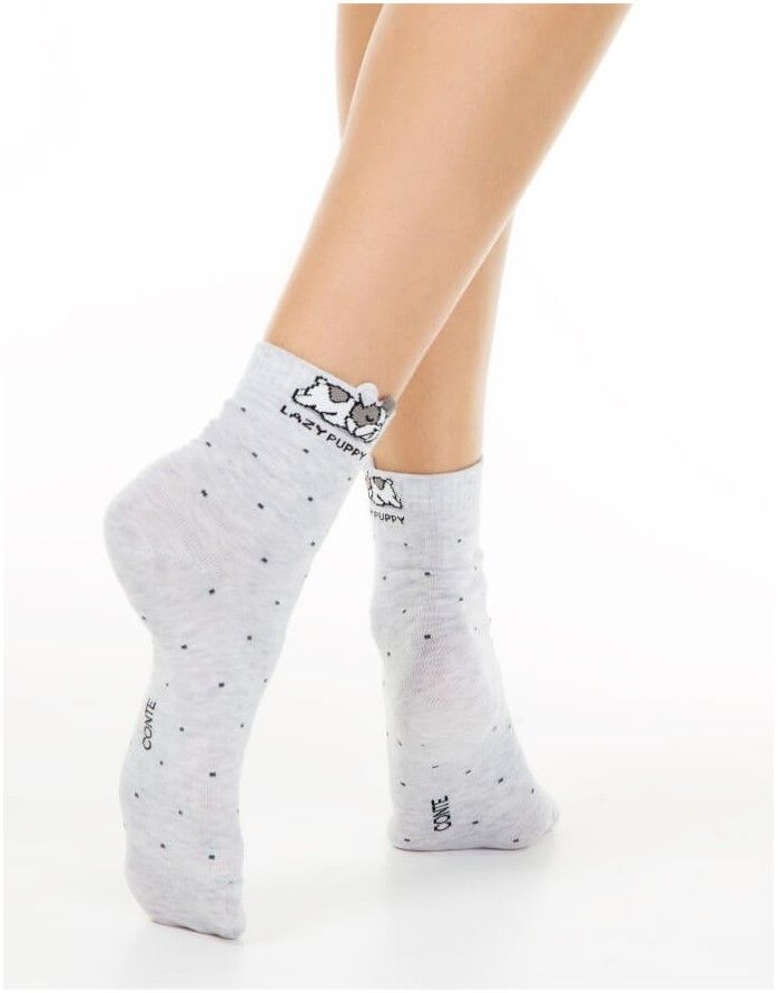 Women's socks "Lazy Puppy"