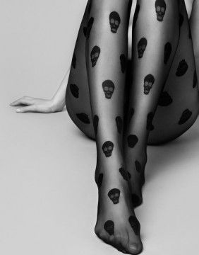 Women's Tights "Agent Skully" 20 Den