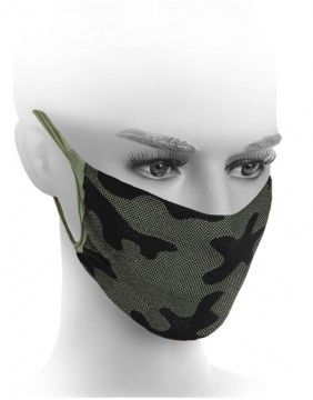 Aizsargājoša sejas maska "Army Green"